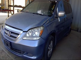 2007 HONDA ODYSSEY, BLUE, EX-L, 3.5L, AT, FWD,  A25127